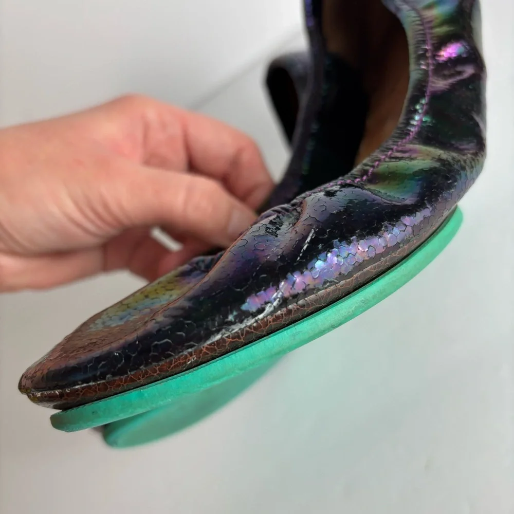 Tieks Arabian Nights Iridescent Flats Limited Edition Size 7 - Picture 16 of 16